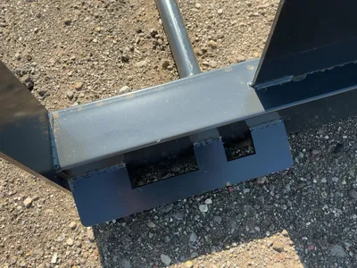 New JCT Bale Spear Skid Steer Attachment, Universal Quick Attach, Has Two Spears that Stick Out Appr...