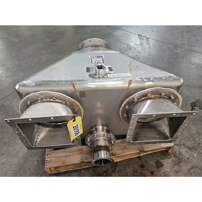 Used SFI 6 Cu/Ft Stainless Steel Enclosed Venting Hopper