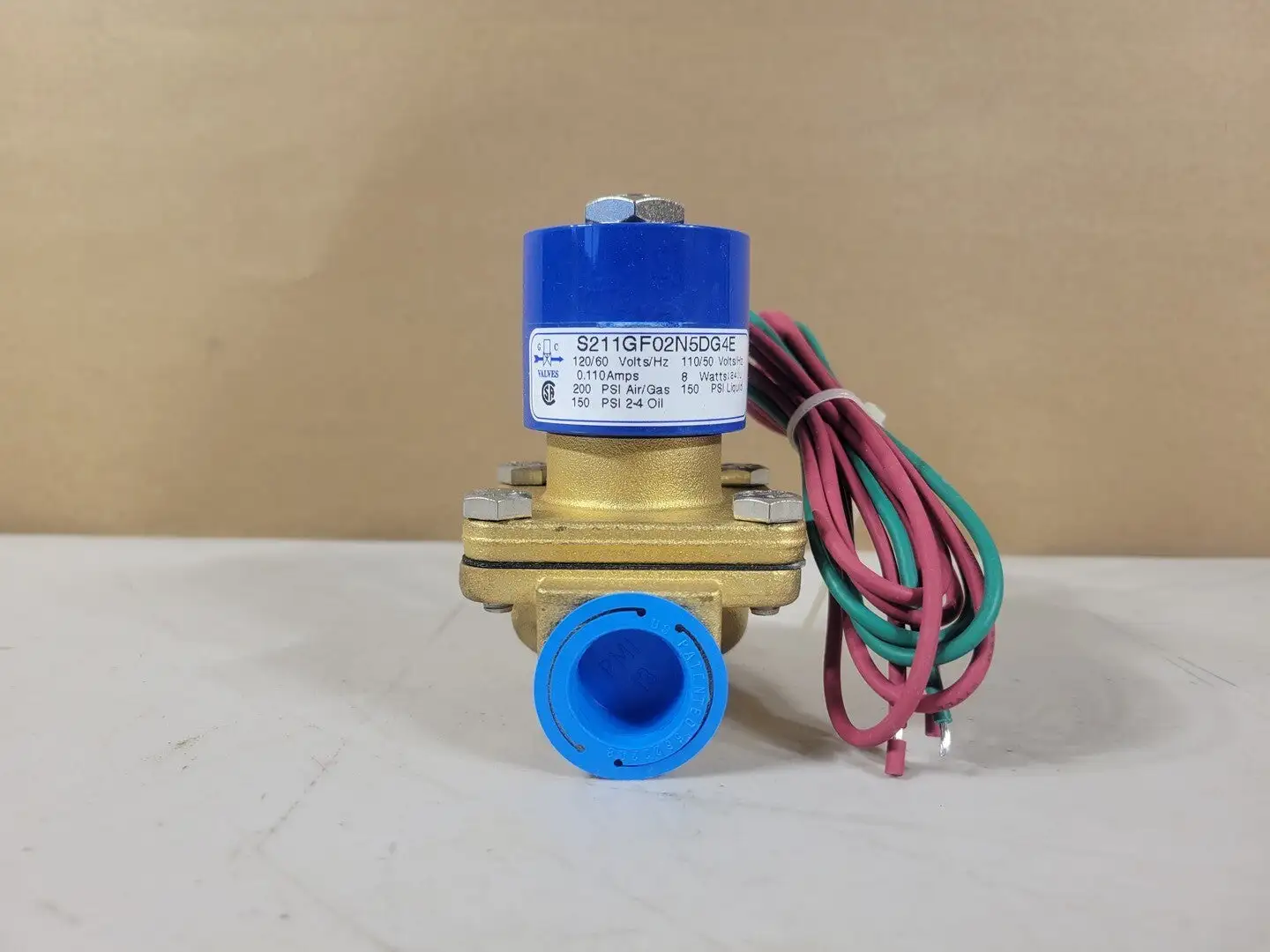 NEW GC VALVES S211GF02N5DG4E