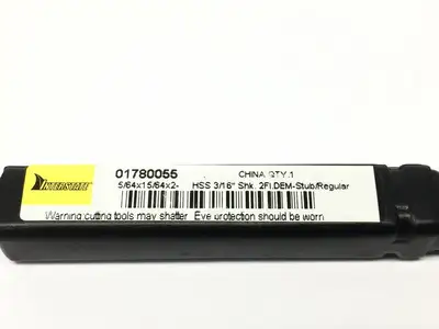 New | in-Stock INTERSTATE DOUBLE END STUB END MILL CUTTER HSS/Cobalt Endmills | Maverick Industrial Sales #1106618