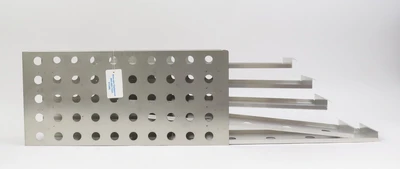 5 Shelf Stainless Steel Freezer Drawer Rack 27.5x5.5x12 Upright Lab Storage