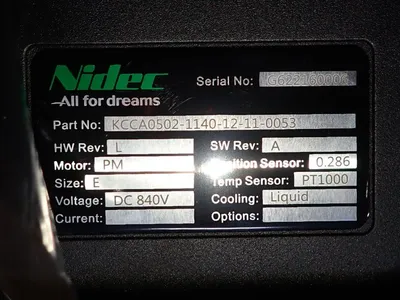 Used NIDEC KCCA0502114012110053 Power Inverters | HGR 24 #748049