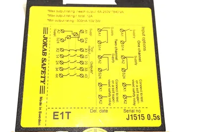 JAKOB SAFETY E1T 0.5S RELAY E1T05S