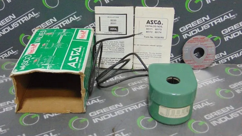 ASCO 8030A17VH Red Hat Solenoid Coil Used