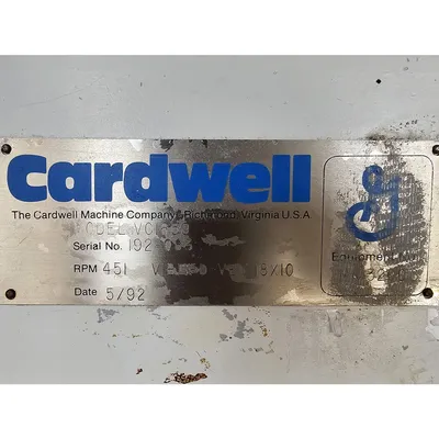 USED CARDWELL MACHINE CO VCI1659