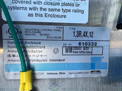 Used RITTAL STAINLESS STEEL STANDARD ENCLOSURE 19" X 19" X 8.5", 120V Electronics & Components California US | Equipment Lab #1453511