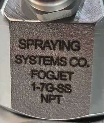 Used FogJet 8GD-SS2 Nozzles South Carolina US | Palmetto Automation #1157814