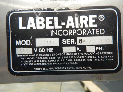 USED LABEL AIRE 2111