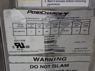USED POSICHARGE PROCORE 80V