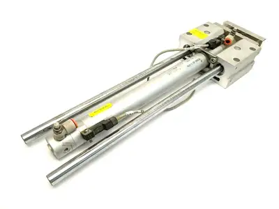 Used SMC GUIDED CYLINDER Pneumatic Cylinders | Maverick Industrial Sales #1108348