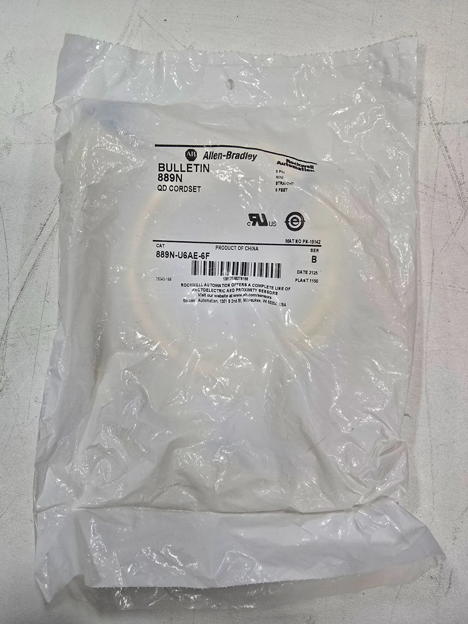 NEW ALLEN BRADLEY 889N-U6AE-6F