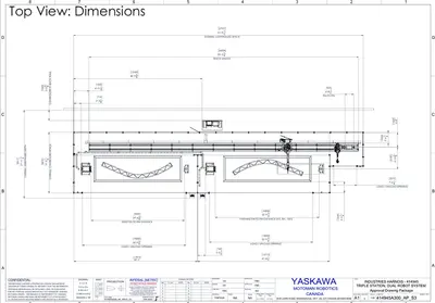 Used 2023 YASKAWA 70FT DUAL ROBOT WELD CELL Welding Chambers Illinois US | Machinery Marketing International #390364