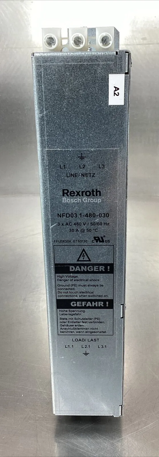 Rexroth Indramat NFD03.1-480-030 Drive Controller Line Reactor 4E-35