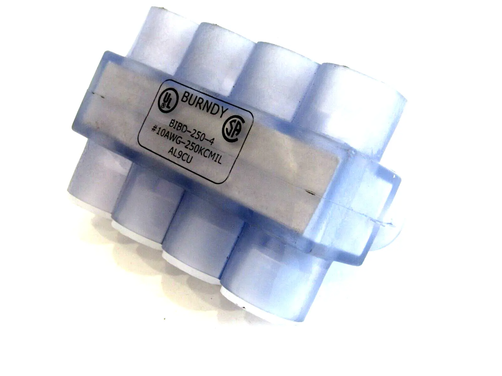NEW BURNDY BIBD-250-4 CLEAR CONNECTOR BIBD2504