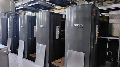 USED 2012 GOSS M600 (4) UNIT COMMERCIAL WEB PRESS