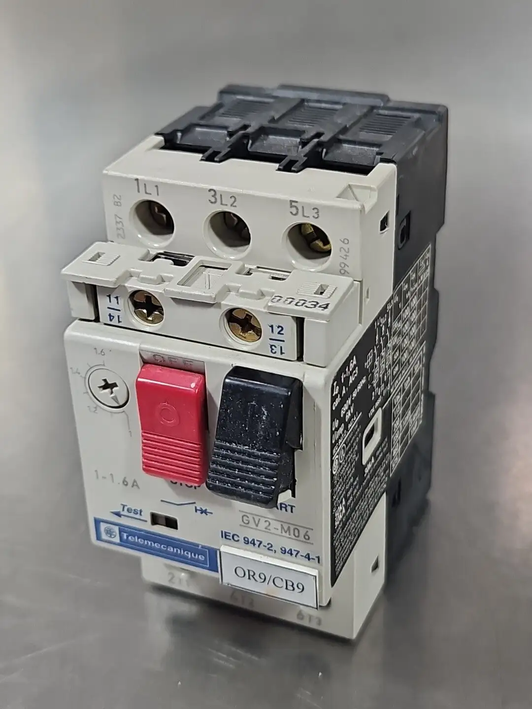 Telemecanique GV2-M06 Motor Circuit Breaker Loc4D12