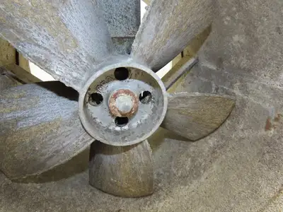 Fulta Electric DBRO3M236 Tube Axial Blower Duct Fan 12" 1000 CFM 0.5kw 220V 3PH