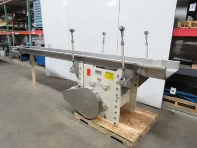 Triple S Dynamics HDC-8/2/LH Slipstick Stainless Steel Vibratory Feeder Conveyor