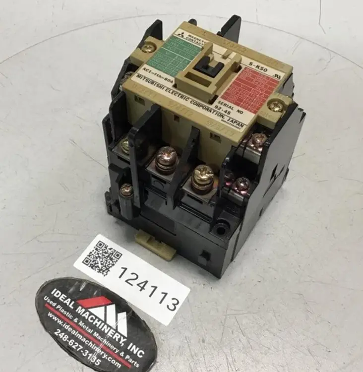 Used MITSUBISHI S-K50 PLC Contactors Michigan US | Ideal Machinery #1308791