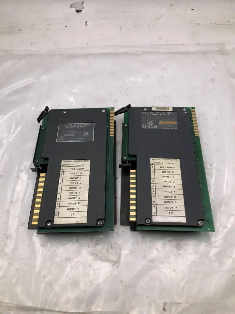 Allen Bradley 1771-IA PLC5 Input Module 120 vac Lot of 2 1771IA