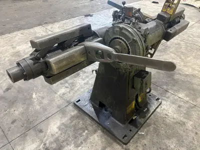 2,000 LBS X 12" LITTELL MODEL #20-12 DOUBLE END PULL OFF UNCOILER COIL REEL: STOCK #23711