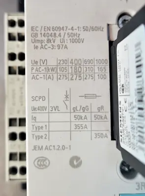 Used Siemens _UNKNOWN_ PLC Contactors South Carolina US | Palmetto Automation #1319847