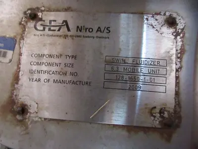 USED 2009 GEA NIRO 6.3 MOBILE UNIT