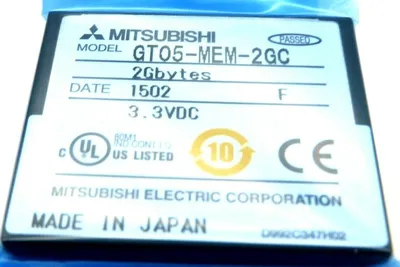 NEW MITSUBISHI GT05-MEM-2GC 2GB COMPACT FLASH CARD GT05MEM2GC