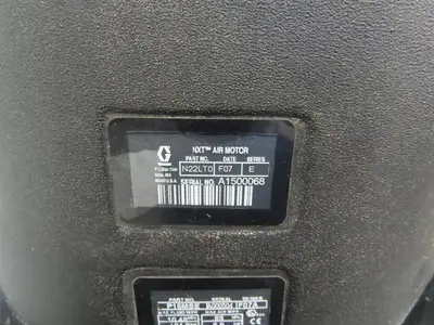 Graco P16MSE Dura-Flo NXT 16S 2-Ball 16:1 Piston Pump N22LT0 Air Motor DataTrak