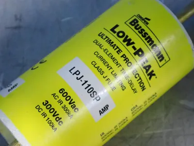 New | in-Stock COOPER BUSSMANN LPJ110SP Fuses Ohio US | HGR 24 #1094950