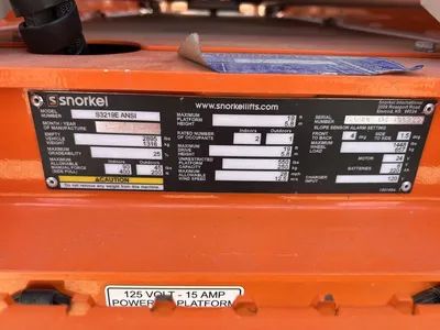 Used 2018 SNORKEL S3219E Manlifts Minnesota US | Carco Truck & Equipment #1513694