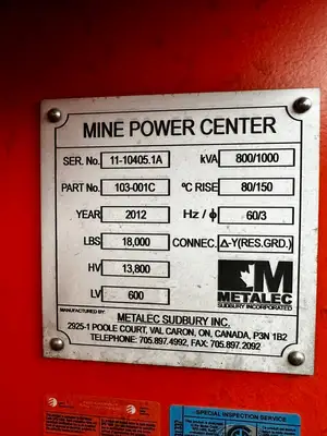 Used 2012 METALEC _UNKNOWN_ Transformers British Columbia CA | Lenmark #1426445