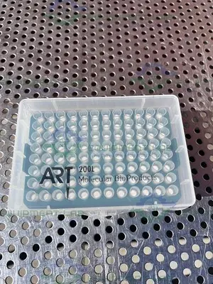USED BOX OF 10 - ART 2769-HR SOFTFIT-L FILTERED PIPETTE TIPS IN HINGED RACKS 200 ΜL