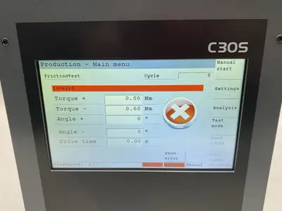 USED WEBER PROCESS CONTROLLER FOR SCREWDRIVING SYSTEM, 31-PROGRAM