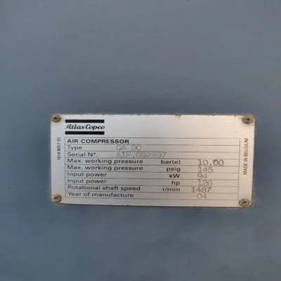 Atlas Copco GA90 Screw Air Compressor