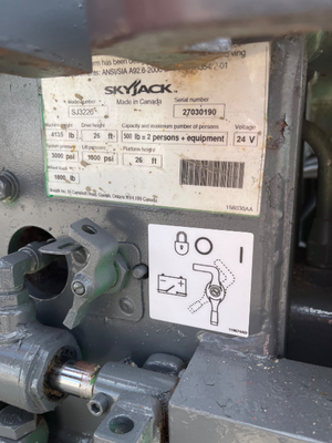 USED 2016 Skyjack SJ3226
