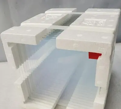 NIPPON ELECTRIC GLASS MATERIAL DISPLAYS OA-10G  GLASS SIZE 152.4-7 1830A POL
