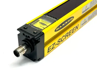 SLSR14-600Q8 | Banner  EZ-Screen Light Curtain Low Profile Receiver M12 MISSING END - Used