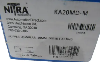 NEW NITRA KA20MD-M ANGULAR GRIPPER 20MM KA20MDM