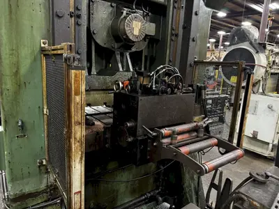 150 TON MINSTER E2-150-42-30 HEVI-STAMPER STRAIGHT SIDE PRESS: YOBRO #23911