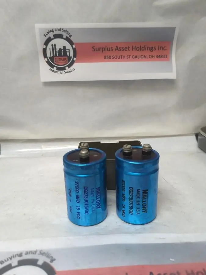 Used MALLORY CG273U015V3C Miscellaneous Equipment (Electrical & Power) | Surplus Asset Holdings #1200928