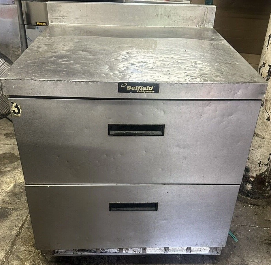 174-0133 Delfield 32” Self Contained 2-Drawer Worktop Cooler