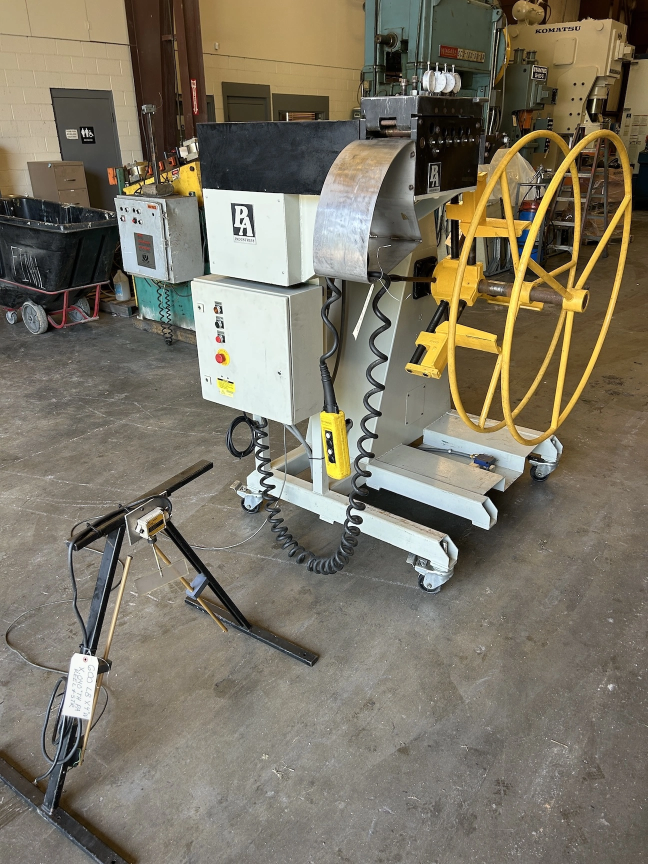 Used PA INDUSTRIES RS-P49-6 Coil Reels and Straighteners Tennessee US | Alma Machinery #1424512