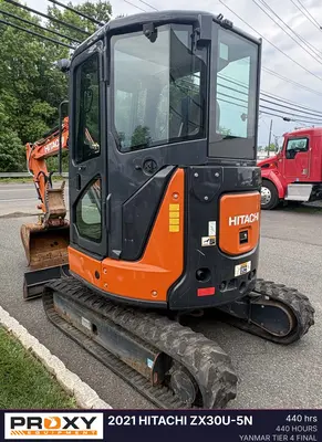 Used 2021 HITACHI ZX30U-5N Crawler Excavators - Mini New Jersey US | Proxy Equipment #1388896