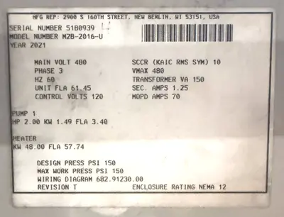 Used _UNKNOWN_ _UNKNOWN_ Rubber Pad Presses Ohio US | Gomaplast Machinery, Inc. #1321921
