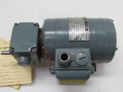 Eberhard Bauer D-7300 Esslinger K7747813 DU 34 Z1/98-MF 1.4Rpm Motor 220/380V