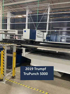 2019 TRUMPF TRUMPF TRUPUNCH 5000 LARGE FORMAT PUNCHES, TURRET, N/C & CNC | Machinery Resources International (2)