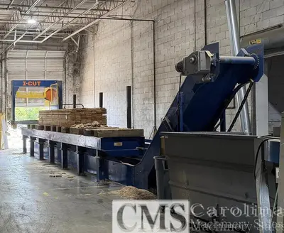 USED COMPLETE SAWMILL & CUT STOCK OPERATION HURDLE, LM I-CUT, BAKER, WEST PLAINS, ROTOCHOPPER, JOHN DEERE