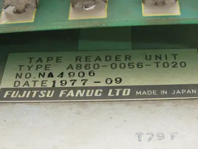 Fanuc A860-0056-T020 Dual Tape Reader Unit For CNC Machine