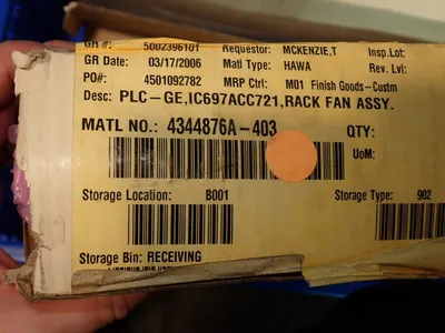 Used GE FANUC IC697ACC721 Electronic Component Fans Ohio US | HGR 24 #779131